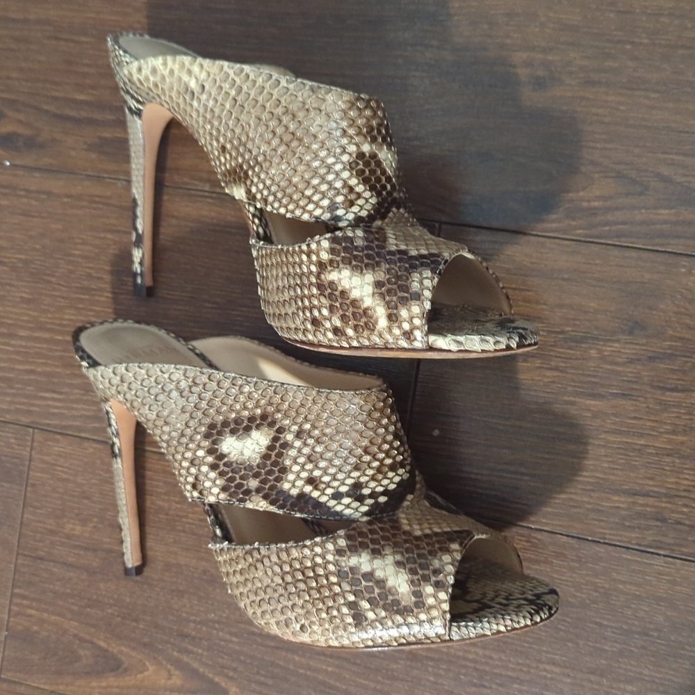 Alexandre Birman Latoya Metallic Python Mule - Picture 4 of 12